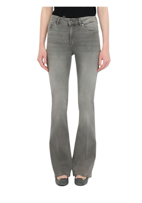 Jeans flare a vita alta DENIM GRIGIO Liu Jo | UF5015D02368L445